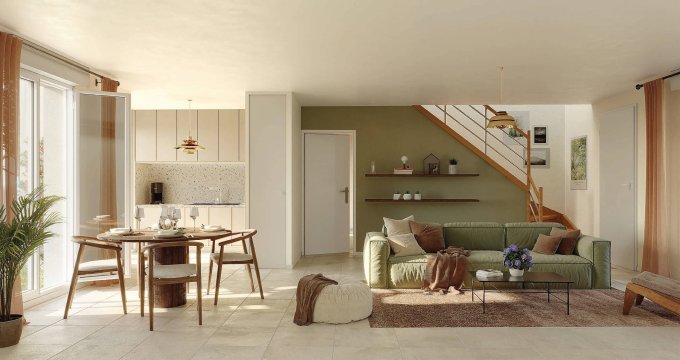 Achat / Vente immobilier neuf Houdan maisons neuves proche centre et Transilien N (78550) - Réf. 12484