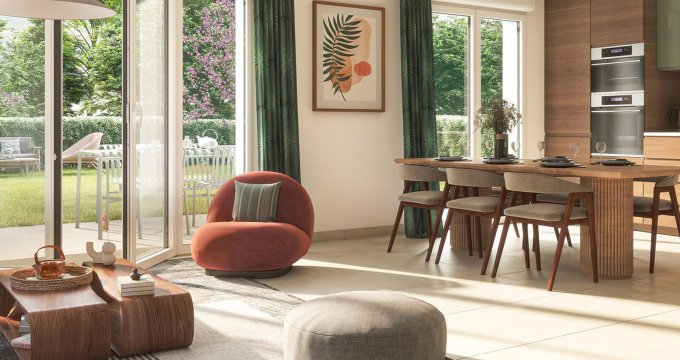 Achat / Vente immobilier neuf La Queue-en-Brie cadre verdoyant à 5 km de la gare RER E (94510) - Réf. 12924