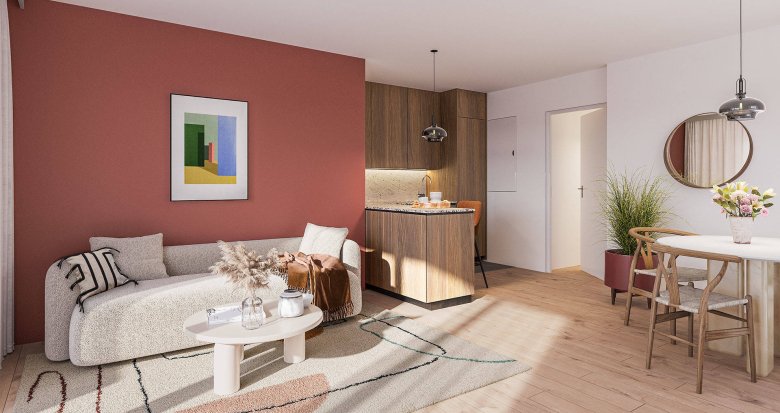 Achat / Vente immobilier neuf Crosne à seulement 9 min à vélo du RER D (91560) - Réf. 12469
