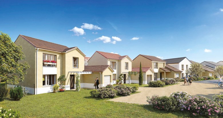 Achat / Vente immobilier neuf Houdan maisons neuves proche centre et Transilien N (78550) - Réf. 12484