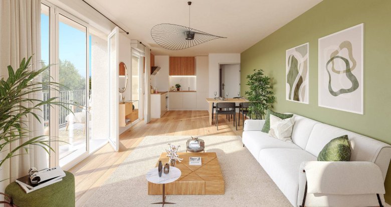 Achat / Vente immobilier neuf Jouy-le-Moutier quartier Rougeux proche centre et écoles (95280) - Réf. 12448