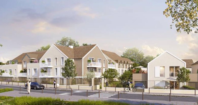 Achat / Vente immobilier neuf Jouy-le-Moutier quartier Rougeux proche centre et écoles (95280) - Réf. 12448