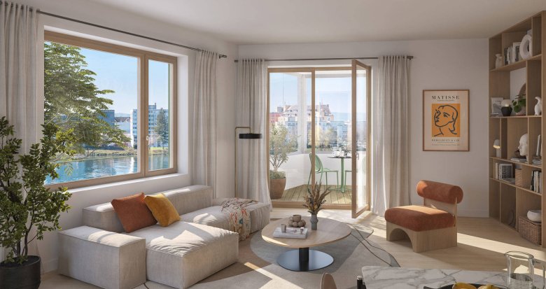 Achat / Vente immobilier neuf Saint-Denis bord du Canal à 3min à pied du métro 13 (93200) - Réf. 12498