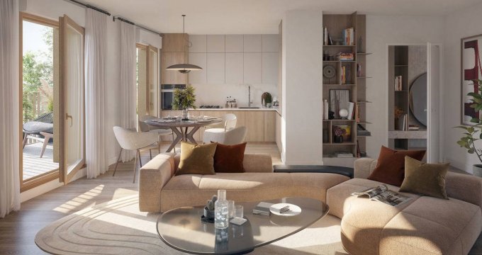 Achat / Vente immobilier neuf Boissy-Saint-Léger quartier de la Charmeraie proche RER A (94470) - Réf. 12293