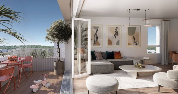 Achat / Vente immobilier neuf Bondoufle à deux pas d’un parc de 12 hectares (91070) - Réf. 12562