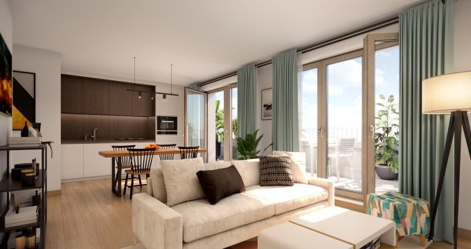 Achat / Vente immobilier neuf Bussy-Saint-Georges éco quartier proche toutes commodités (77600) - Réf. 7759