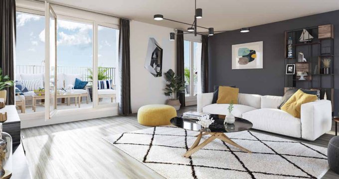 Achat / Vente immobilier neuf Clichy adresse intimiste à deux pas du Parc Salengro (92110) - Réf. 7683