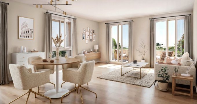 Achat / Vente immobilier neuf Clichy-sous-Bois proche tram T4 et future ligne 16 (93390) - Réf. 12921