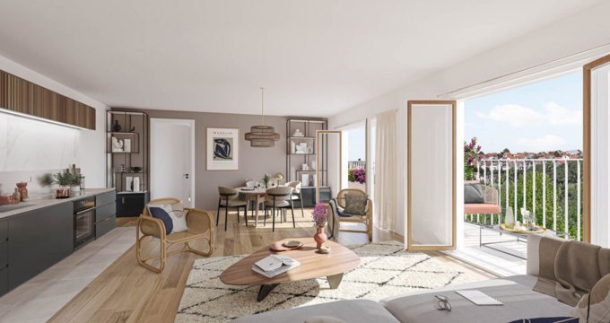 Achat / Vente immobilier neuf Crosne à 15 min de Paris avec le RER D (91560) - Réf. 12754