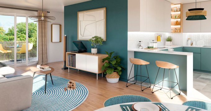 Achat / Vente immobilier neuf Dampmart à 7 min en voiture de la ligne Transilien P (77400) - Réf. 13557