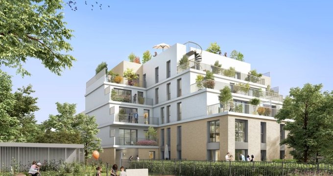 Achat / Vente immobilier neuf Deuil-la-Barre à 600m des gares d'Enghien-les-Bains (95170) - Réf. 7791