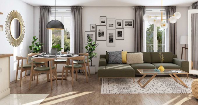 Achat / Vente immobilier neuf Hardricourt à deux pas des berges de la Seine (78250) - Réf. 13888