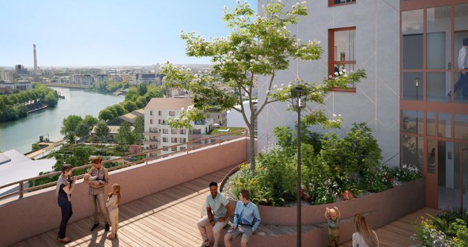 Achat / Vente immobilier neuf Ivry-sur-Seine proche RER C (94200) - Réf. 7307