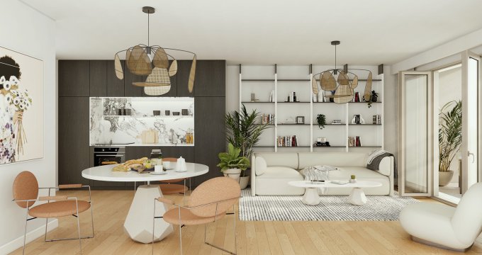 Achat / Vente immobilier neuf Jouy-en-Josas à 200m de la gare Transilien V et RER C (78350) - Réf. 13230