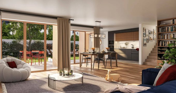 Achat / Vente immobilier neuf Le Chesnay à 15 min à pied gare Versailles Rive Droite (78150) - Réf. 8200