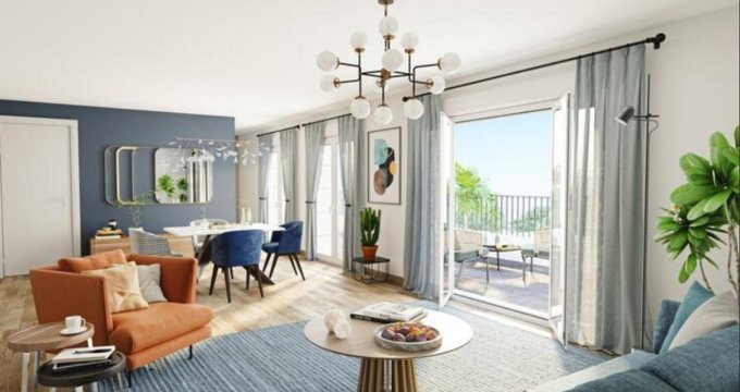 Achat / Vente immobilier neuf Le Kremlin-Bicêtre à moins de 300m de la Porte d'Italie (94270) - Réf. 12285