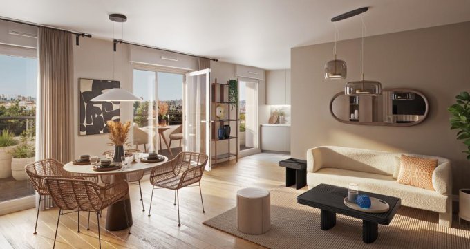 Achat / Vente immobilier neuf L'Haÿ-les-Roses au pied de la gare métro 14 (94240) - Réf. 12945