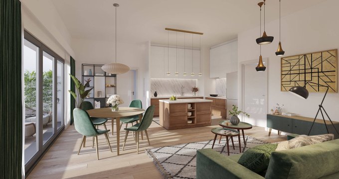Achat / Vente immobilier neuf Limeil-Brévannes à deux pas du RER A, D et du métro ligne 8 (94450) - Réf. 12299