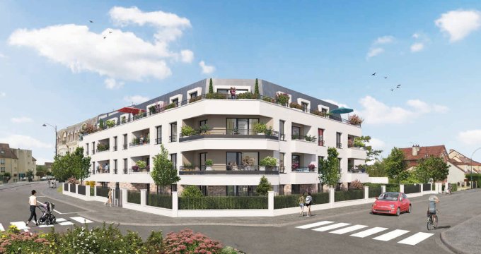 Achat / Vente immobilier neuf Pontault-Combault proche commerces (77340) - Réf. 7748