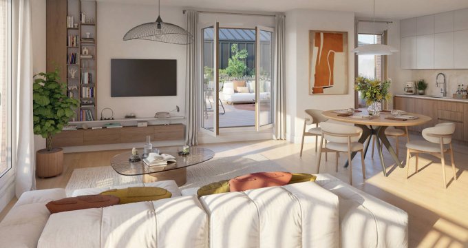 Achat / Vente immobilier neuf Pontoise quartier Bossut proche des lignes de bus (95000) - Réf. 12183