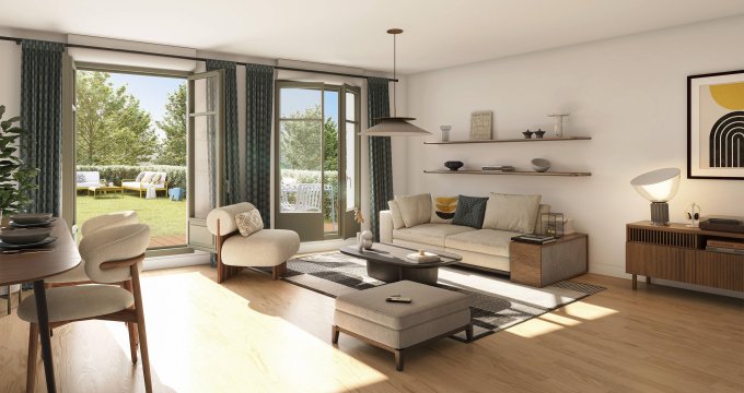 Achat / Vente immobilier neuf Rosny-sur-Seine à 400 m de la gare transilien J et TER (78710) - Réf. 12418