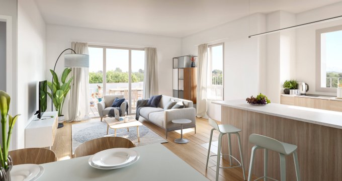 Achat / Vente immobilier neuf Saint-Cyr-l'École au cœur de l’écoquartier Charles Renard (78210) - Réf. 9681