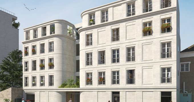 Achat / Vente immobilier neuf Saint-Ouen à 6 min à pied du Métro Mairie de St-Ouen (93400) - Réf. 6654