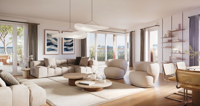 Achat / Vente immobilier neuf Saint-Ouen à seulement 13 min à pied du Métro 14 et RER C (93400) - Réf. 12952
