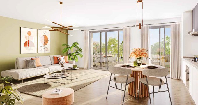 Achat / Vente immobilier neuf Villepinte à 10 min en bus de la gare RER B et futur métro 16 (93420) - Réf. 13286