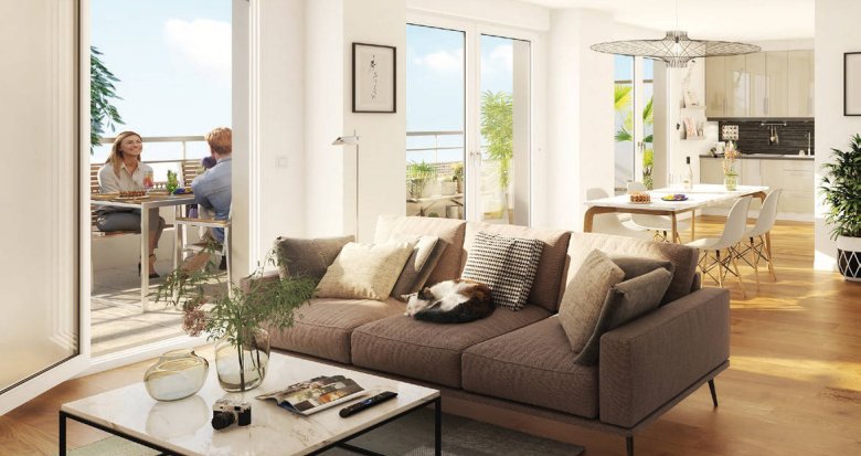 Achat / Vente immobilier neuf Alfortville à 15 minutes à vélo de Paris (94140) - Réf. 11307