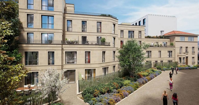 Achat / Vente immobilier neuf Aubervilliers à 3 minutes à pied du métro 12 (93300) - Réf. 12768