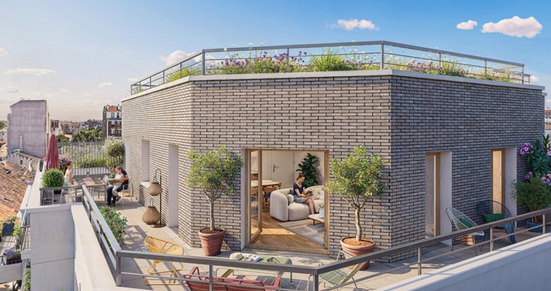 Achat / Vente immobilier neuf Aubervilliers à 500 mètres du métro ligne 12 (93300) - Réf. 13126