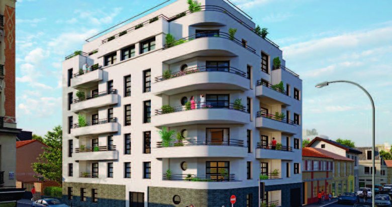 Achat / Vente immobilier neuf Aubervilliers à 7 min à vélo du RER B et à 150m du métro (93300) - Réf. 12772