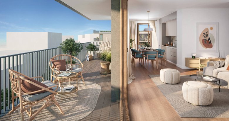 Achat / Vente immobilier neuf Aubervilliers quartier Fort d’Aubervilliers proche métro (93300) - Réf. 12572