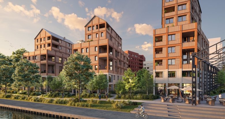 Achat / Vente immobilier neuf Bobigny proche du canal et du métro 5 et 15 (93000) - Réf. 12714