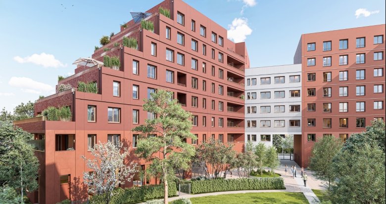 Achat / Vente immobilier neuf Bobigny proche du canal et du métro 5 et 15 (93000) - Réf. 12714