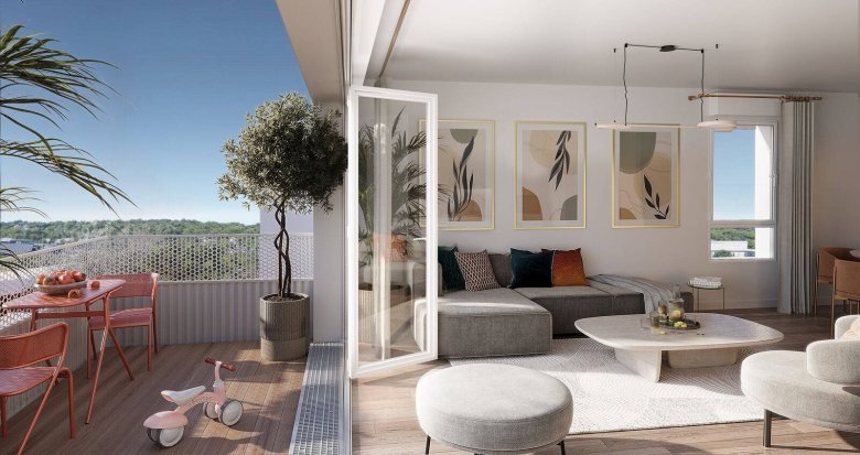 Achat / Vente immobilier neuf Bondoufle à deux pas d’un parc de 12 hectares (91070) - Réf. 12562