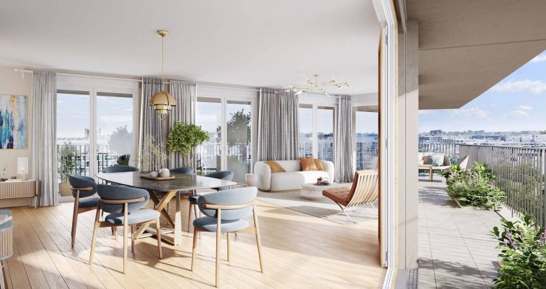 Achat / Vente immobilier neuf Boulogne-Billancourt éco-quartier Rives de Seine (92100) - Réf. 13836