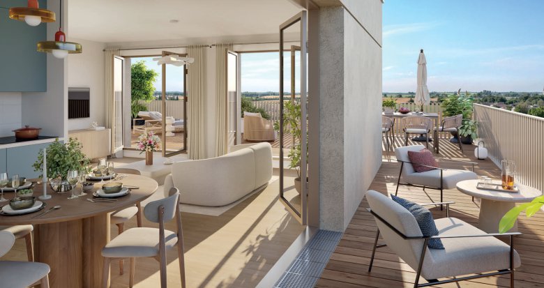 Achat / Vente immobilier neuf Bussy-Saint-Georges à 9 min à vélo de la gare RER A (77600) - Réf. 13257