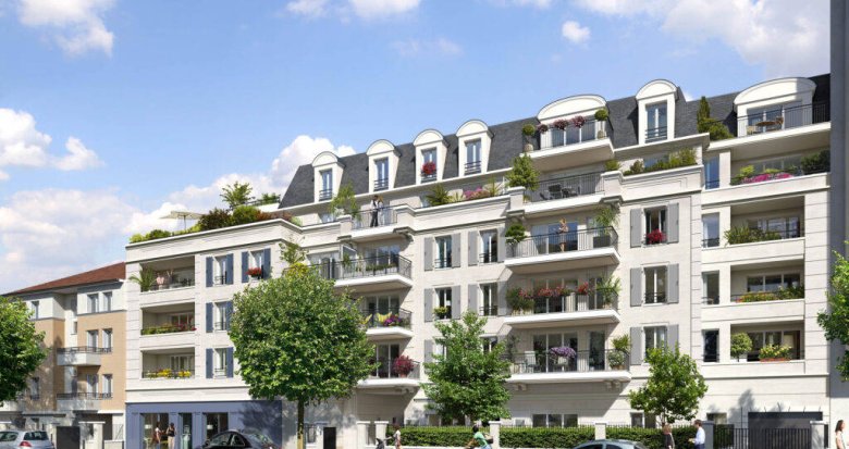 Achat / Vente immobilier neuf Champigny-sur-Marne à 200m du parc du Tremblay (94500) - Réf. 6619