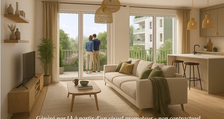 Achat / Vente immobilier neuf Châtenay-Malabry quartier LaVallée à 450m du tramway T10 (92290) - Réf. 13488