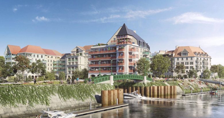 Achat / Vente immobilier neuf Cormeilles-en-Parisis face à la seine (95240) - Réf. 7538