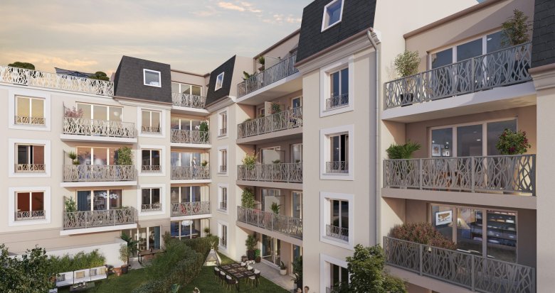 Achat / Vente immobilier neuf Dammarie-les-Lys à 500m de la gare RER de Melun (77190) - Réf. 7556