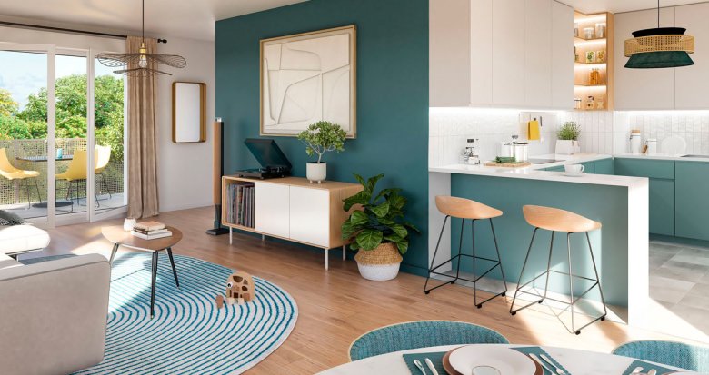 Achat / Vente immobilier neuf Dampmart à 7 min en voiture de la ligne Transilien P (77400) - Réf. 13557