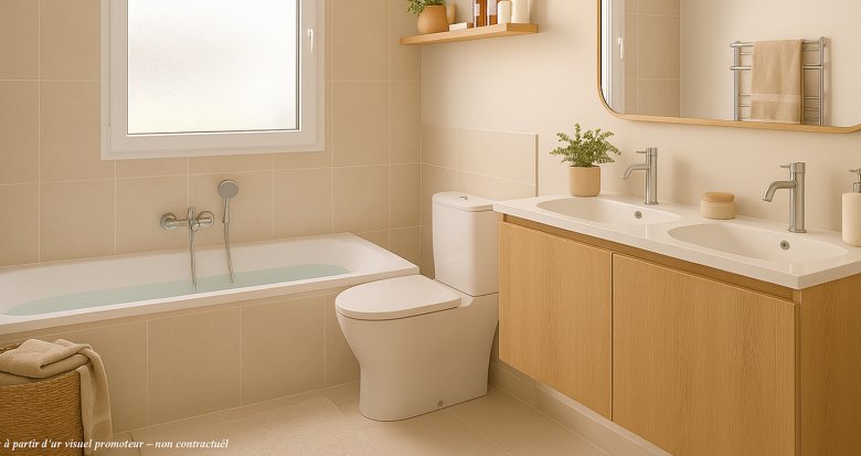 Achat / Vente immobilier neuf Dampmart à 7 min en voiture de la ligne Transilien P (77400) - Réf. 13557