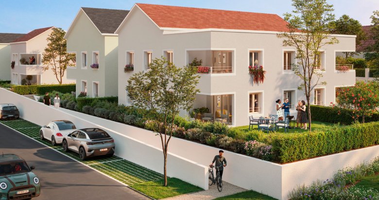 Achat / Vente immobilier neuf Dampmart à 7 min en voiture de la ligne Transilien P (77400) - Réf. 13557