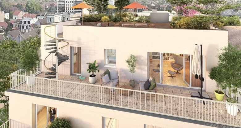 Achat / Vente immobilier neuf Deuil-la-Barre à 600m des gares d'Enghien-les-Bains (95170) - Réf. 7791