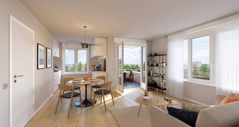 Achat / Vente immobilier neuf Dugny aux portes du Parc Georges Valbon (93440) - Réf. 6920