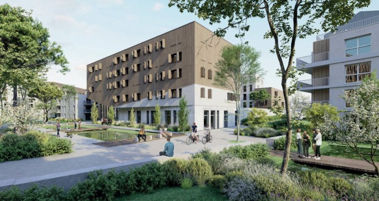 Achat / Vente immobilier neuf Fontainebleau résidence étudiants et actifs proche commodités (77300) - Réf. 7184