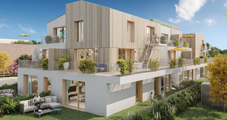 Achat / Vente immobilier neuf Gargenville proche Gare Ligne J (78440) - Réf. 6977